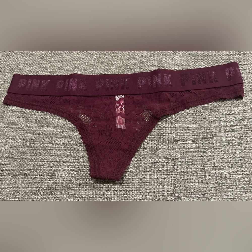 PINK Victoria’s Secret Lace Thong Panty